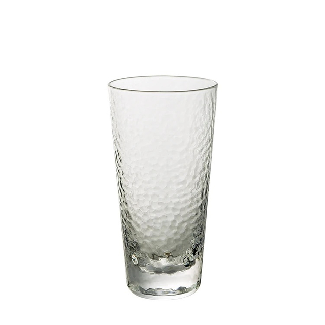 Ribbed Juice Water Drinking Glass Cup