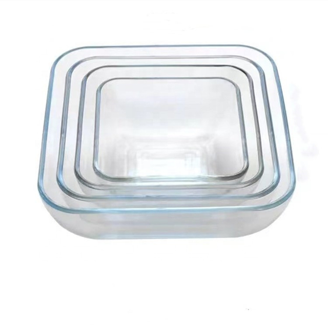 Baking In Tempered Glassware Square Glassware Set