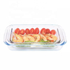 Rectangle High Borosilicate Glass Plate Dish
