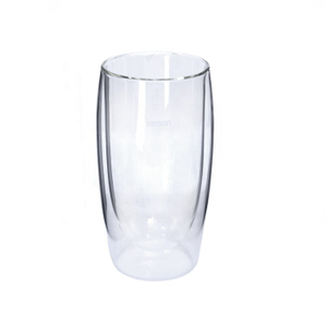 High Borosilicate Double Wall Glass Coffee Mug