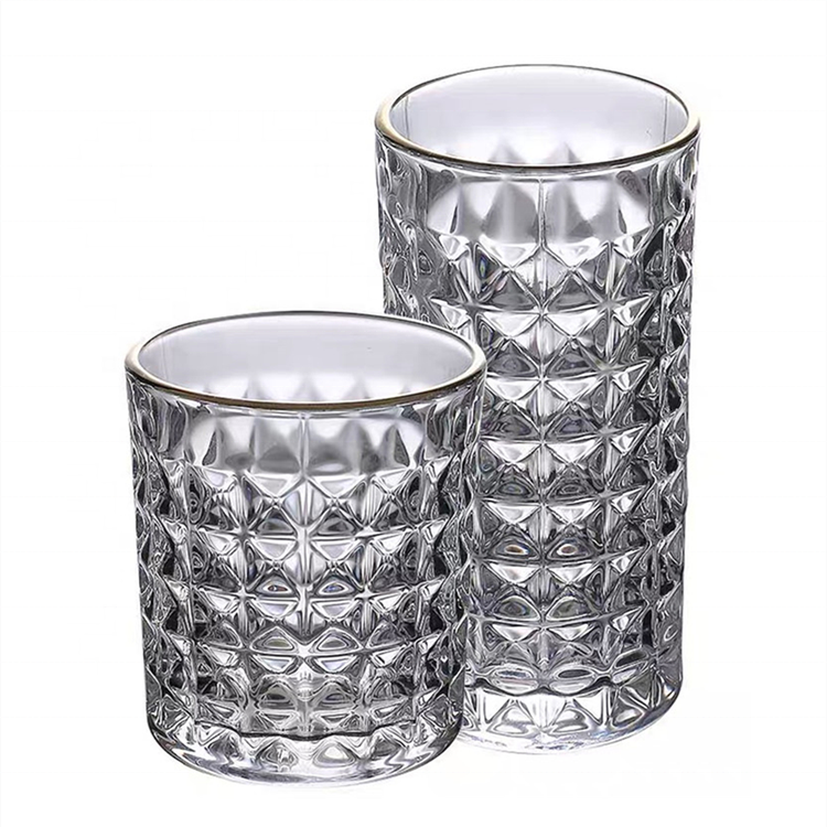 Carved Hightall Glass