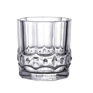 Vintage Twisted Handmade Crystal Plain Reusable Whiskey Glass