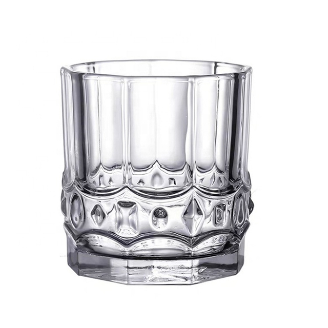 Vintage Twisted Handmade Crystal Plain Reusable Whiskey Glass