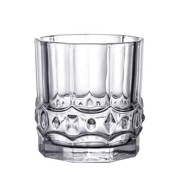 Vintage Twisted Handmade Crystal Plain Reusable Whiskey Glass