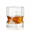 Edges And Corners Transparent Octagonal Whiskey Drinking Glass
