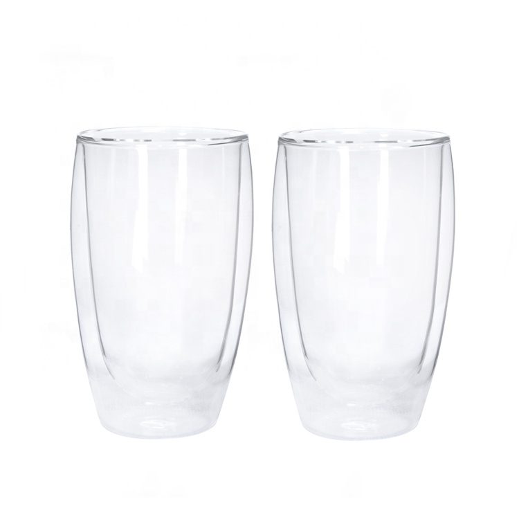 Double High Borosilicate Glass Coffee Cup