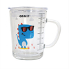 Cartoon Glass Sippy Cup With Lid