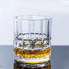 Vintage Twisted Handmade Crystal Plain Reusable Whiskey Glass