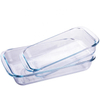 Rectangle High Borosilicate Glass Plate Dish