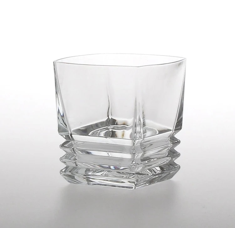 Square Rocks Whiskey Glass