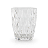 Diamond-Shaped Carved Whiskey Glass