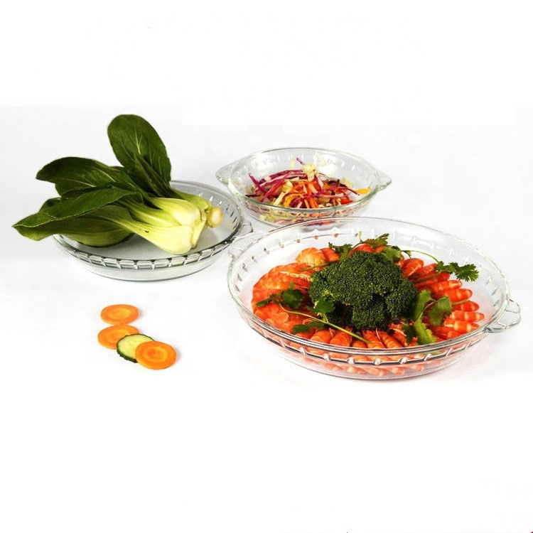 Glass Pie Pan Set