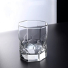 Edges And Corners Transparent Octagonal Whiskey Drinking Glass