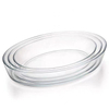 Eco Friendly Oval High Borosilicate Glass Baking Tray