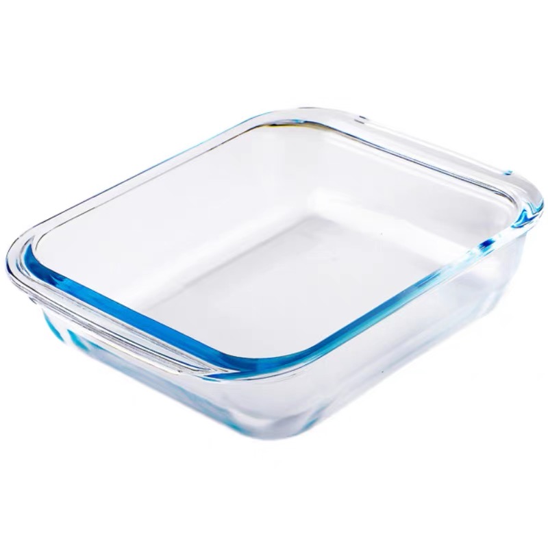 Oven Safe Square High Borosilicate Glass Baking Tray