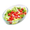 Eco Friendly Oval High Borosilicate Glass Baking Tray