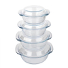 Dependable Performance Microwave Safe Durable Glass Salad bowl With Glass Lid