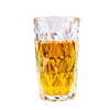 Diamond-Shaped Carved Whiskey Glass