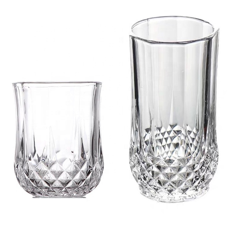 Crystal Carved Whisky Glass