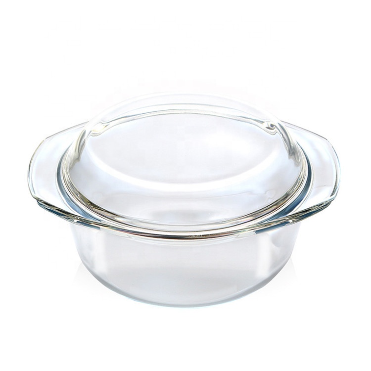 Dependable Performance Microwave Safe Durable Glass Salad bowl With Glass Lid