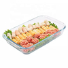 Rectangle High Borosilicate Glass Plate Dish